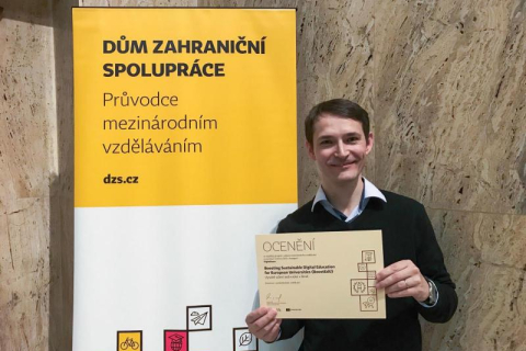 Josef Rebenda nominated for the award of  the Czech National Agency for International Education and Research