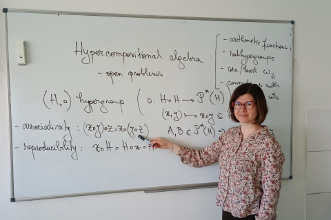 prof. dr. Irina Cristea at the Department of Mathematics, FEEC BUT